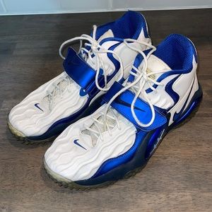 NIKE AIR ZOOM TURF JET 97 OBSIDIAN ROYAL BLUE  2012 Size 13 Pre-owned